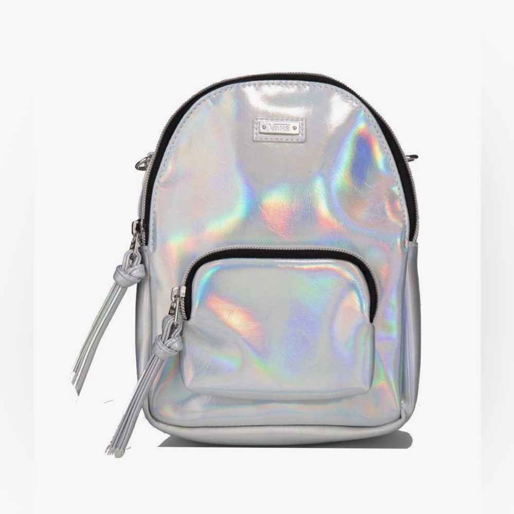 Vans Iridescent Holographic Mini Backpack Bag Purse